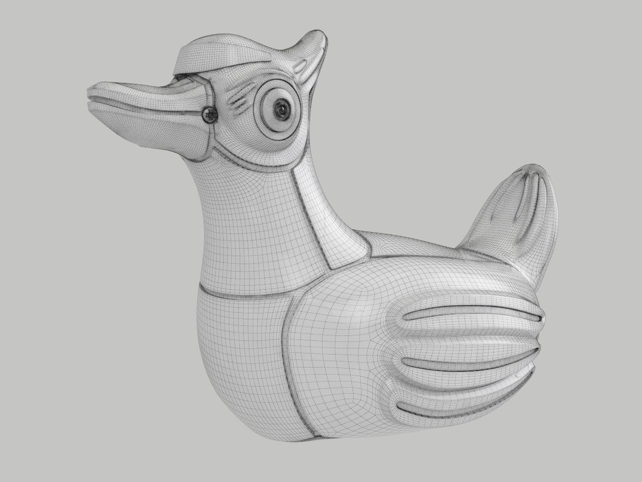 Robot Duck 3D model_7