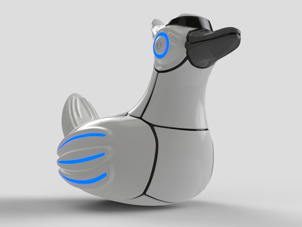 Robot Duck 3D model_1