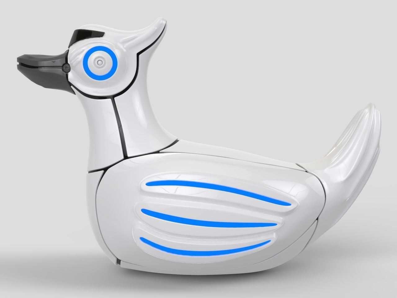 Robot Duck 3D model_4