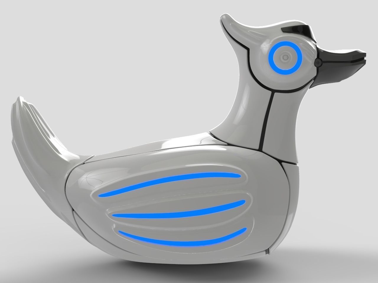 Robot Duck 3D model_5