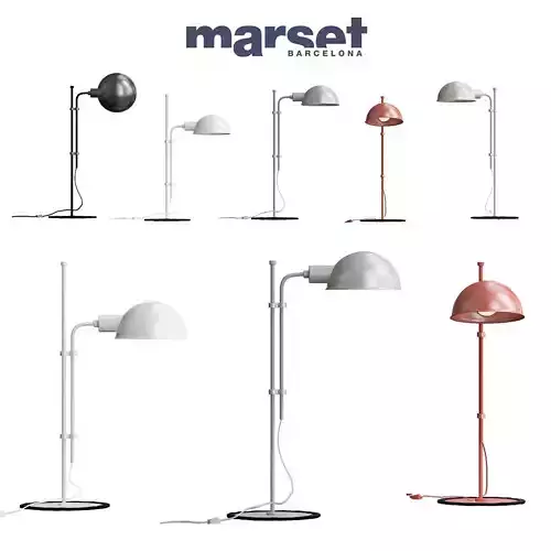 Marset funiculi floor lamp 3D model
