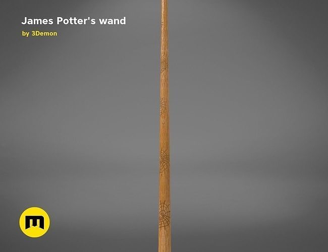 Wand of James Potter 3D print model