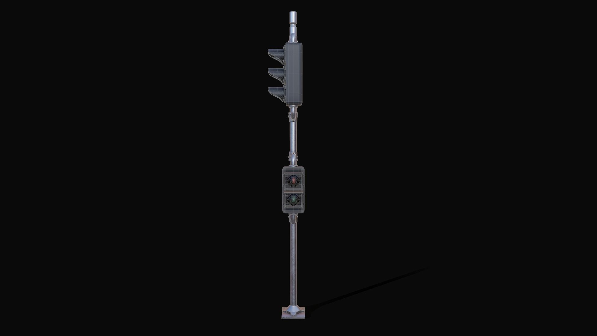 Traffic Lights 3D model_7