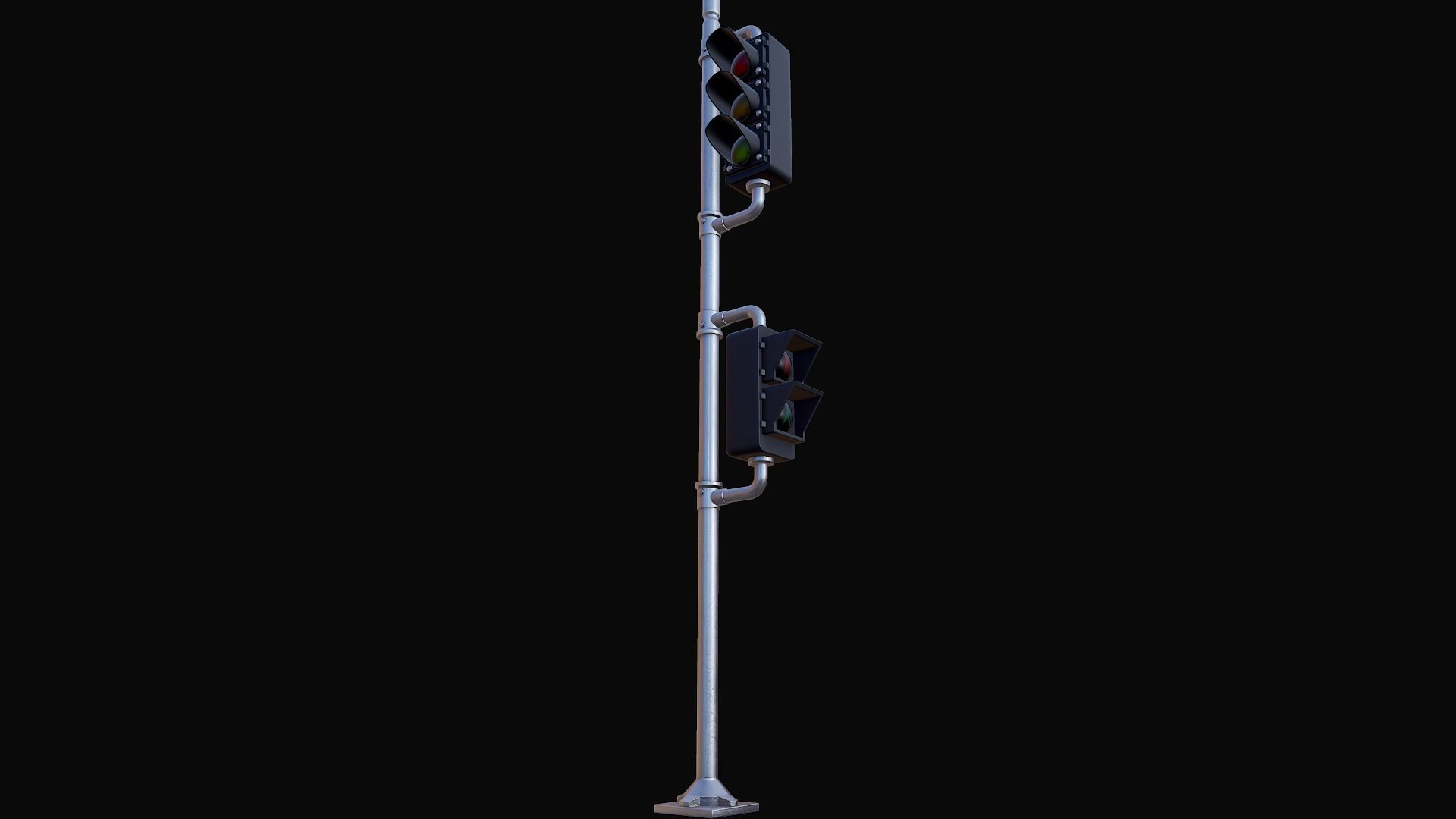 Traffic Lights 3D model_16