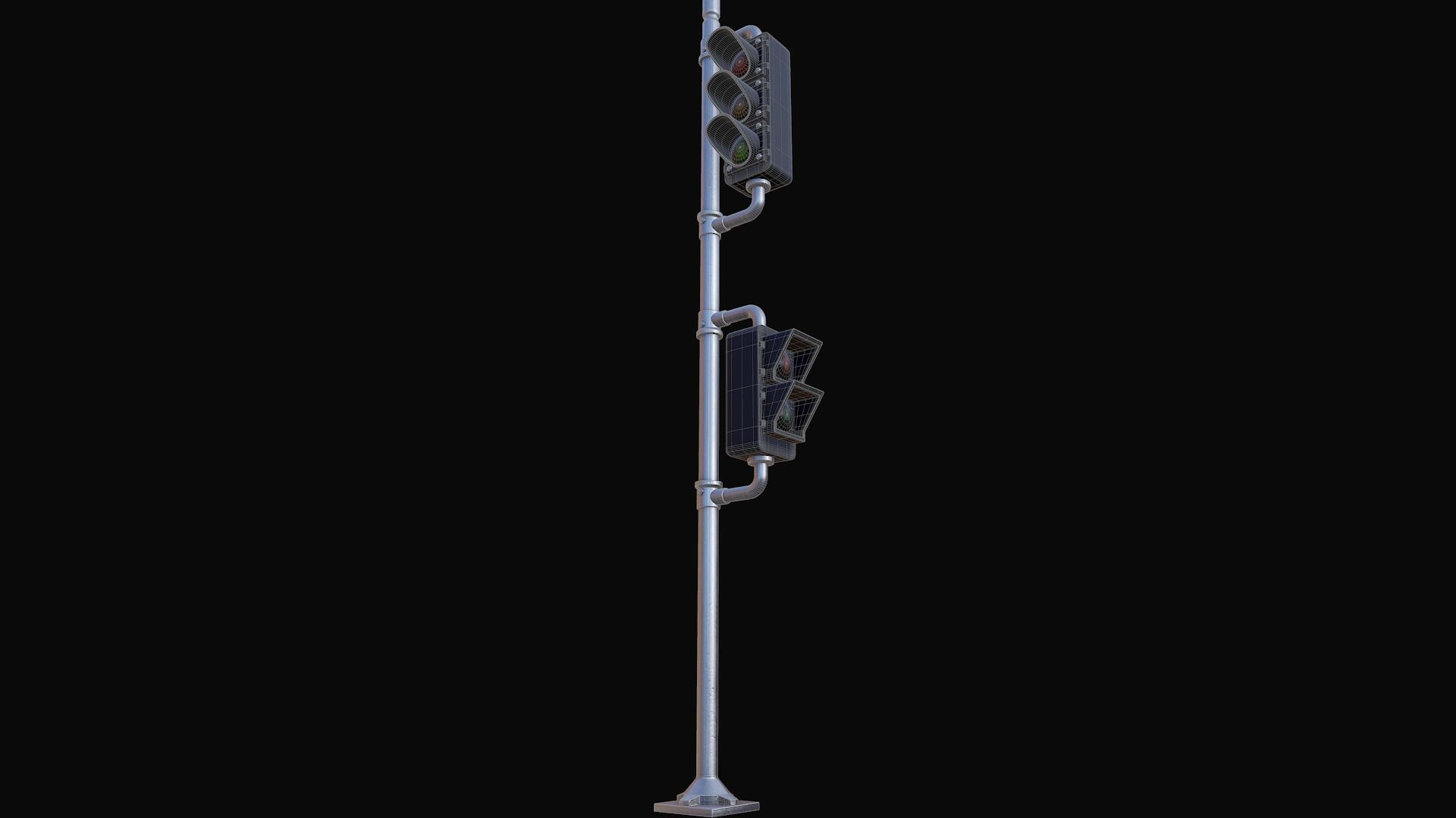 Traffic Lights 3D model_17