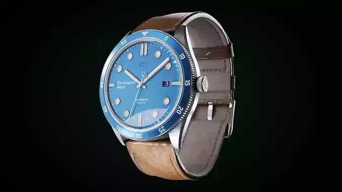 Christopher Ward C65 Watch 3D model