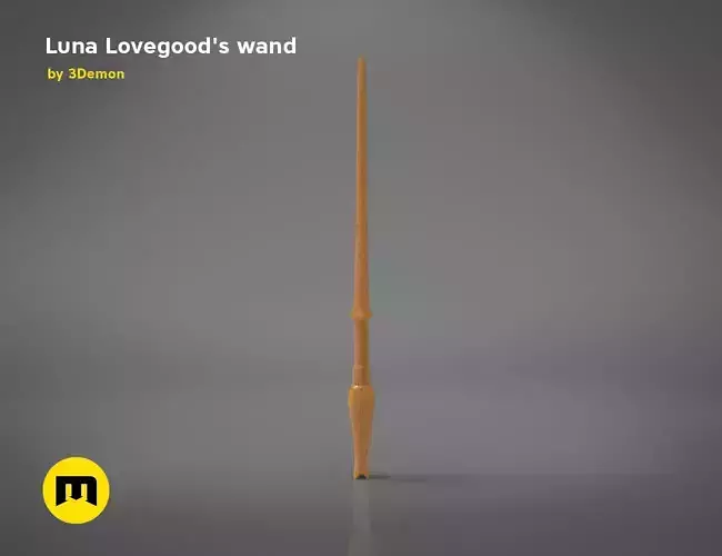Wand of Luna Lovegood 3D print model