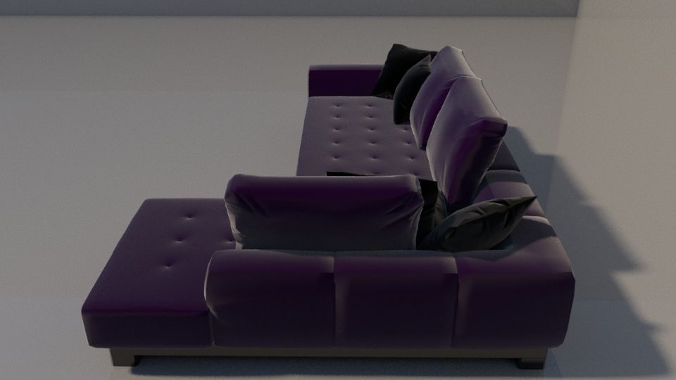 A Comfortable Sofa 3D model_4