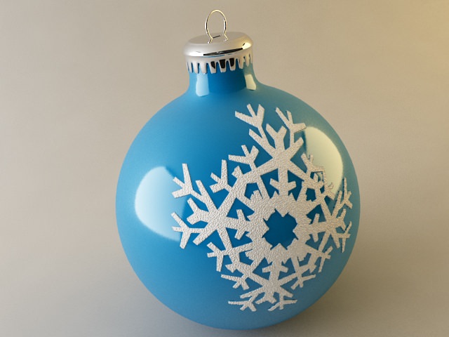 Christmas Bulb 3D model_1