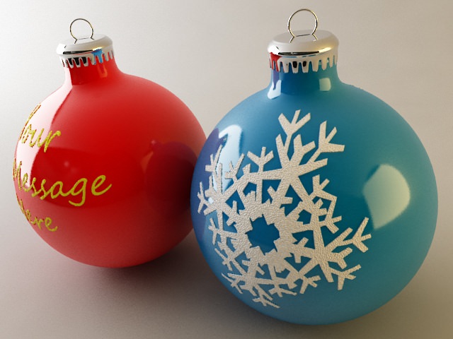 Christmas Bulb 3D model_3
