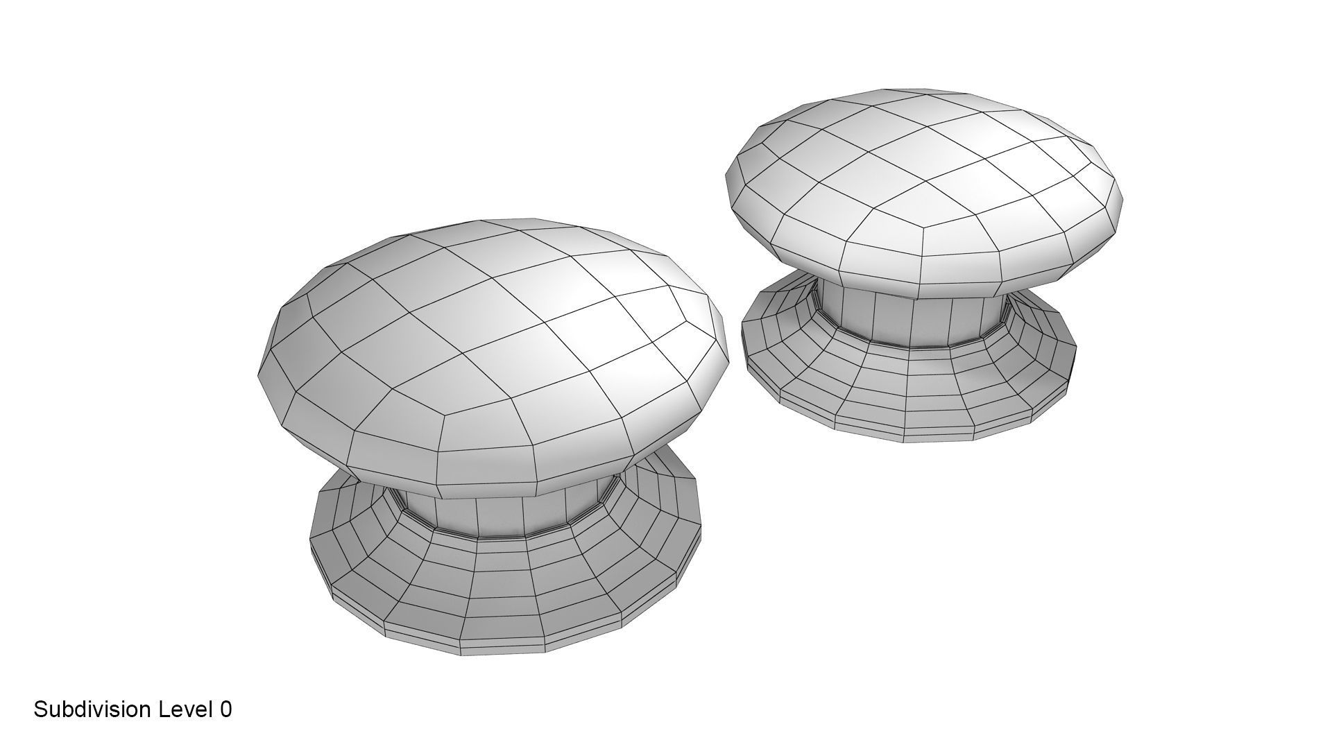 Button start stop 3D model_9