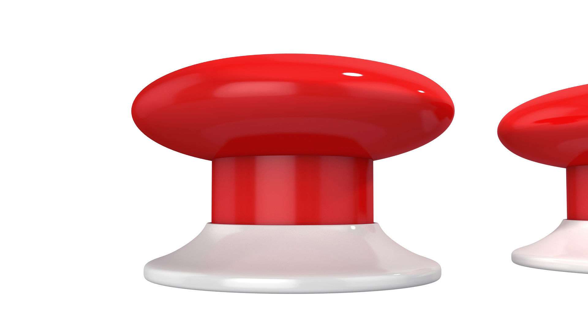 Button start stop 3D model_7