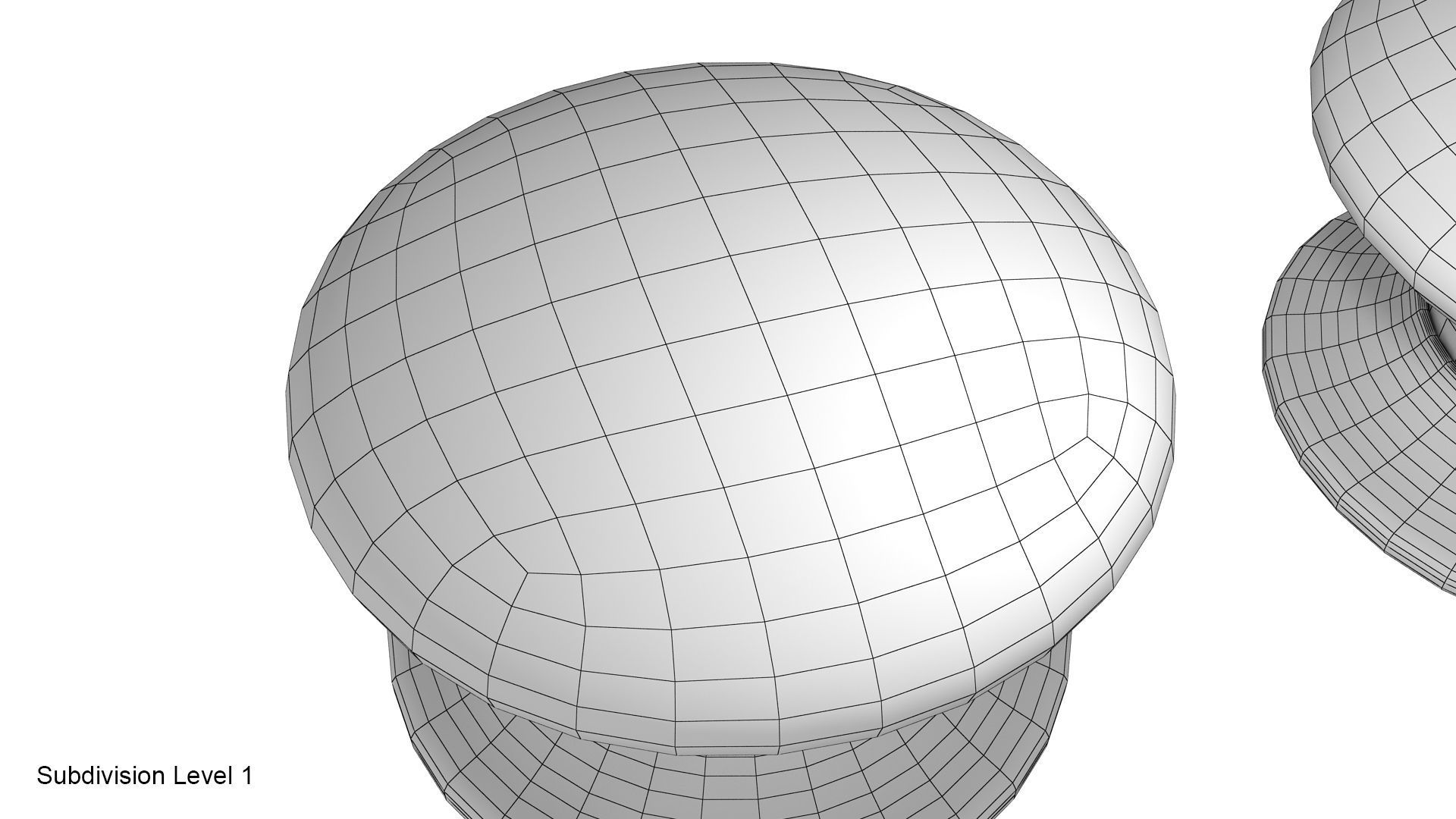 Button start stop 3D model_20