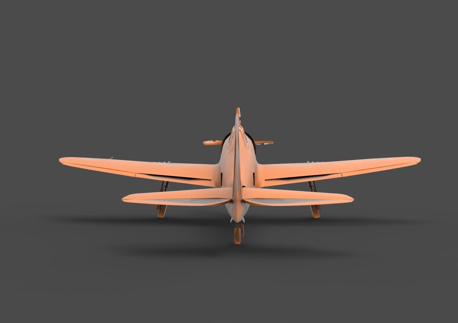 P-47 Thunderbolt US 3D print model_5