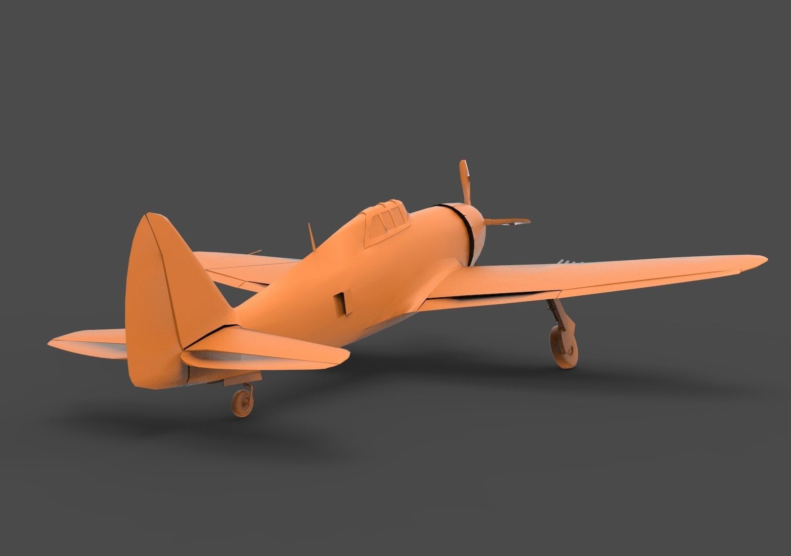 P-47 Thunderbolt US 3D print model_4