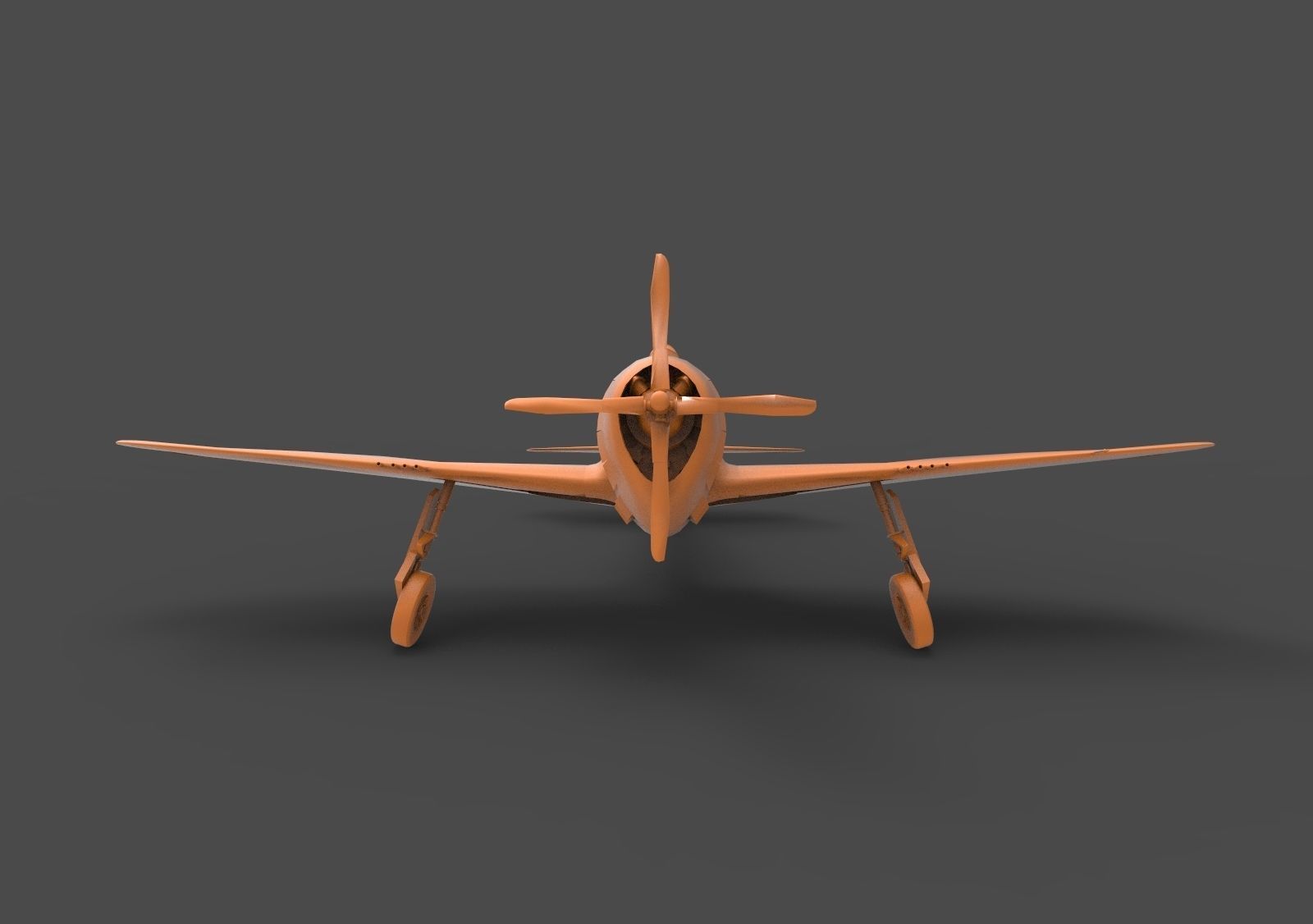 P-47 Thunderbolt US 3D print model_1