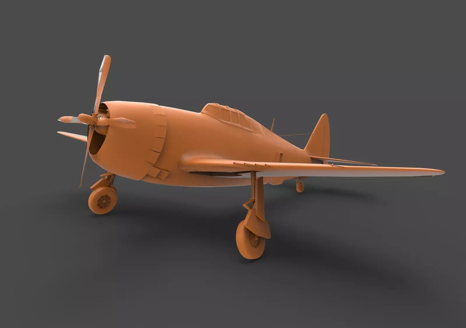 P-47 Thunderbolt US 3D print model_0