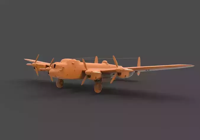 Avro Lancaster 3D print model