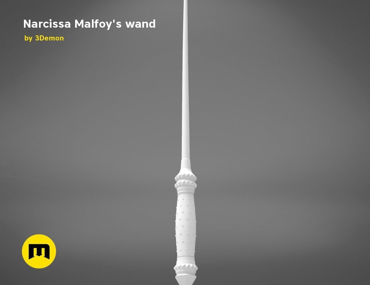 Wand of Narcissa Malfoy 3D print model_8