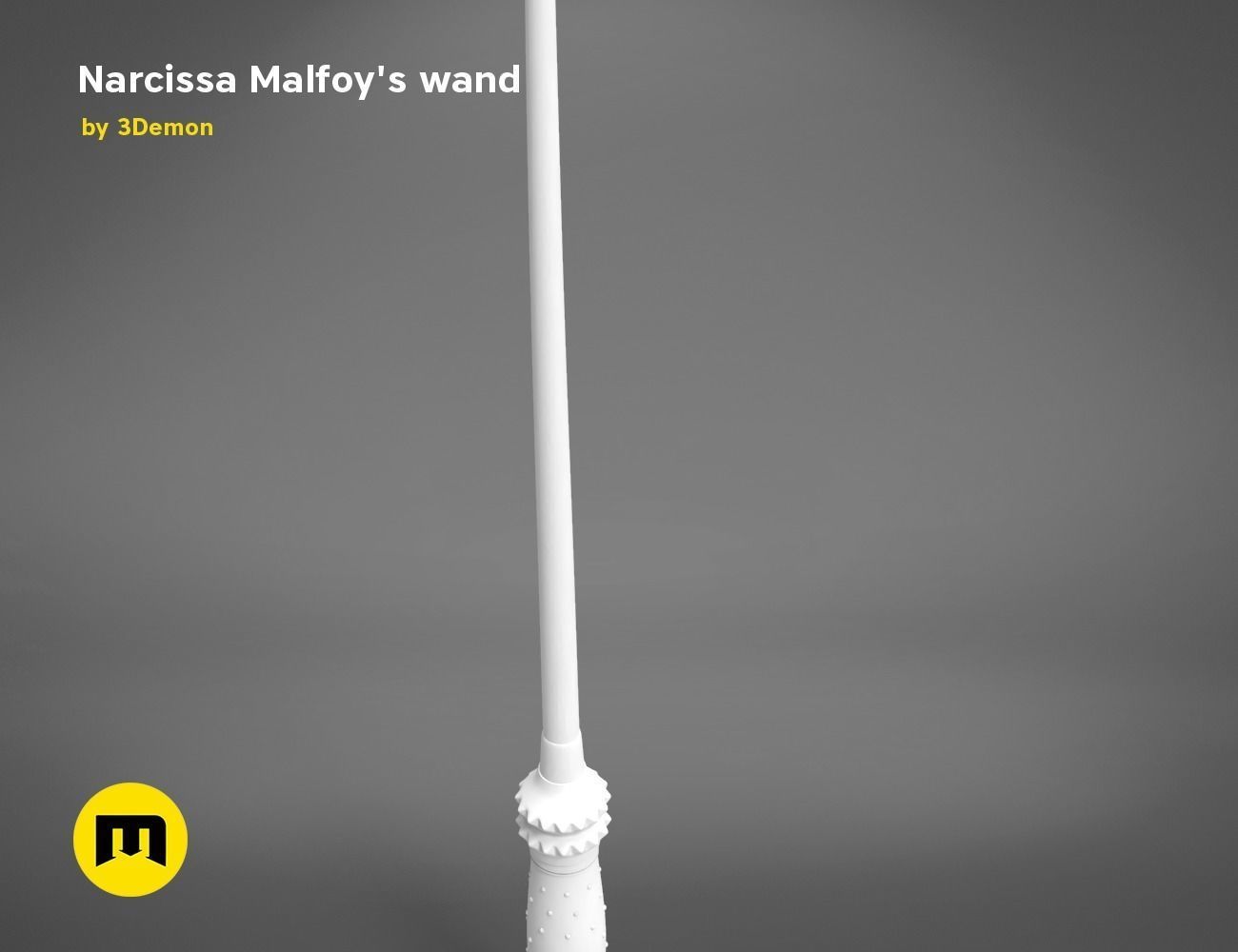 Wand of Narcissa Malfoy 3D print model_9