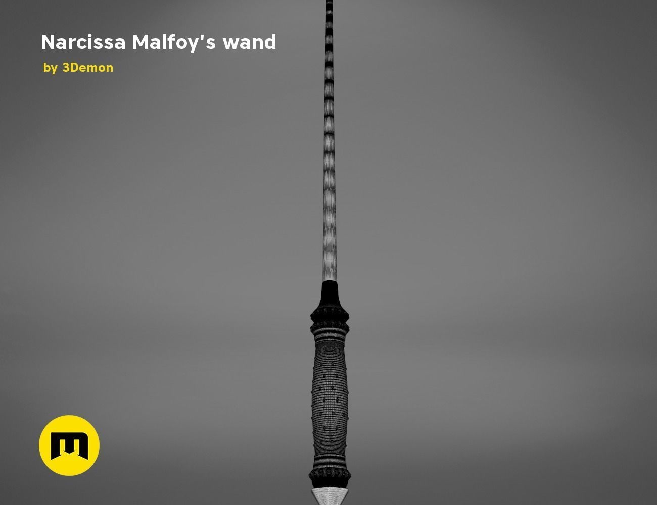 Wand of Narcissa Malfoy 3D print model_17