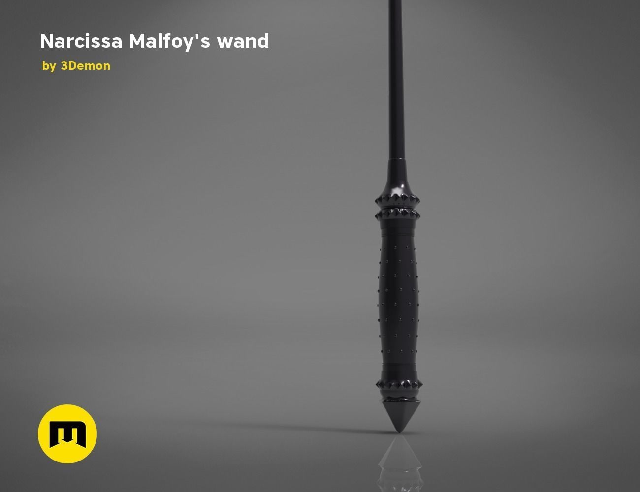 Wand of Narcissa Malfoy 3D print model_1