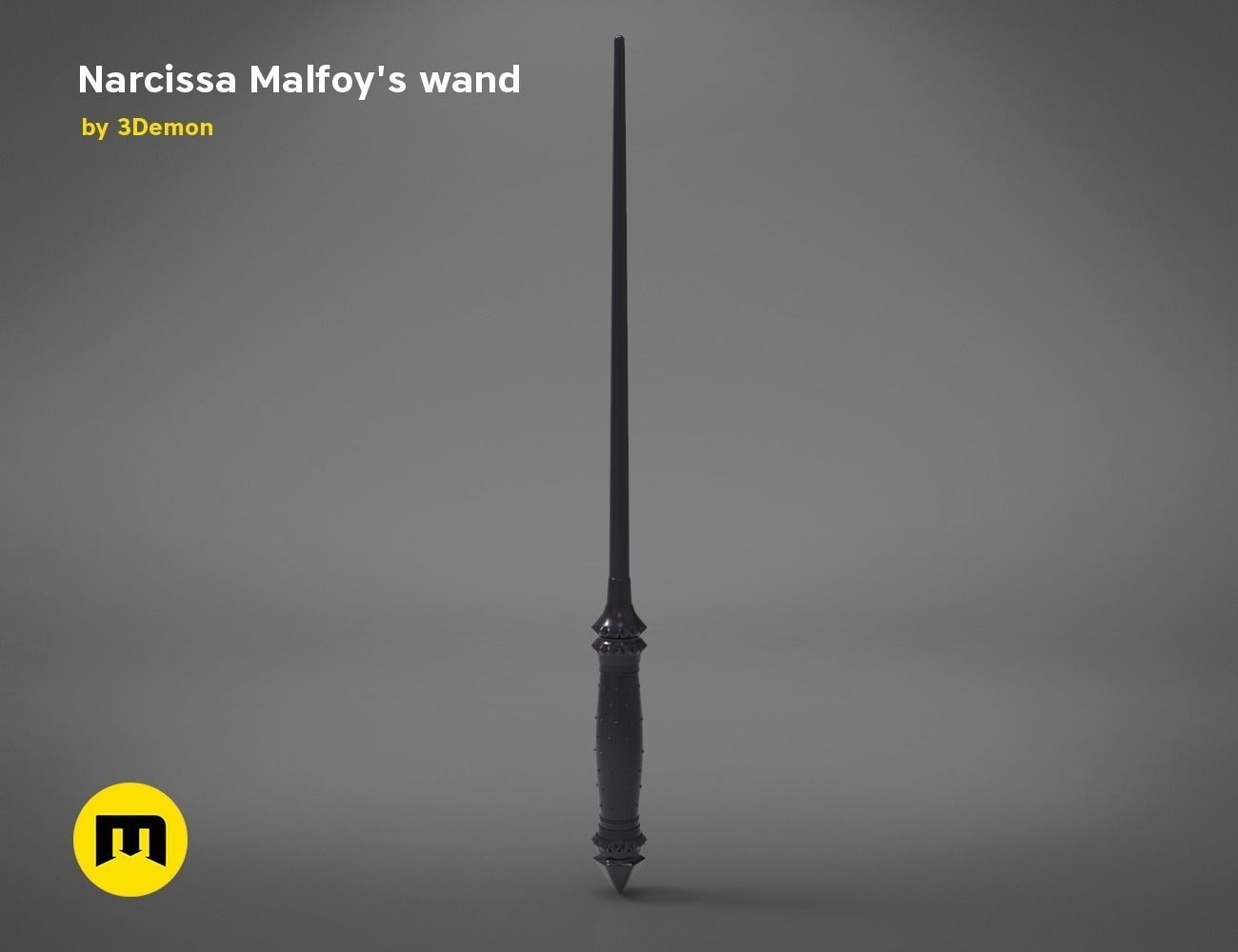 Wand of Narcissa Malfoy 3D print model_7
