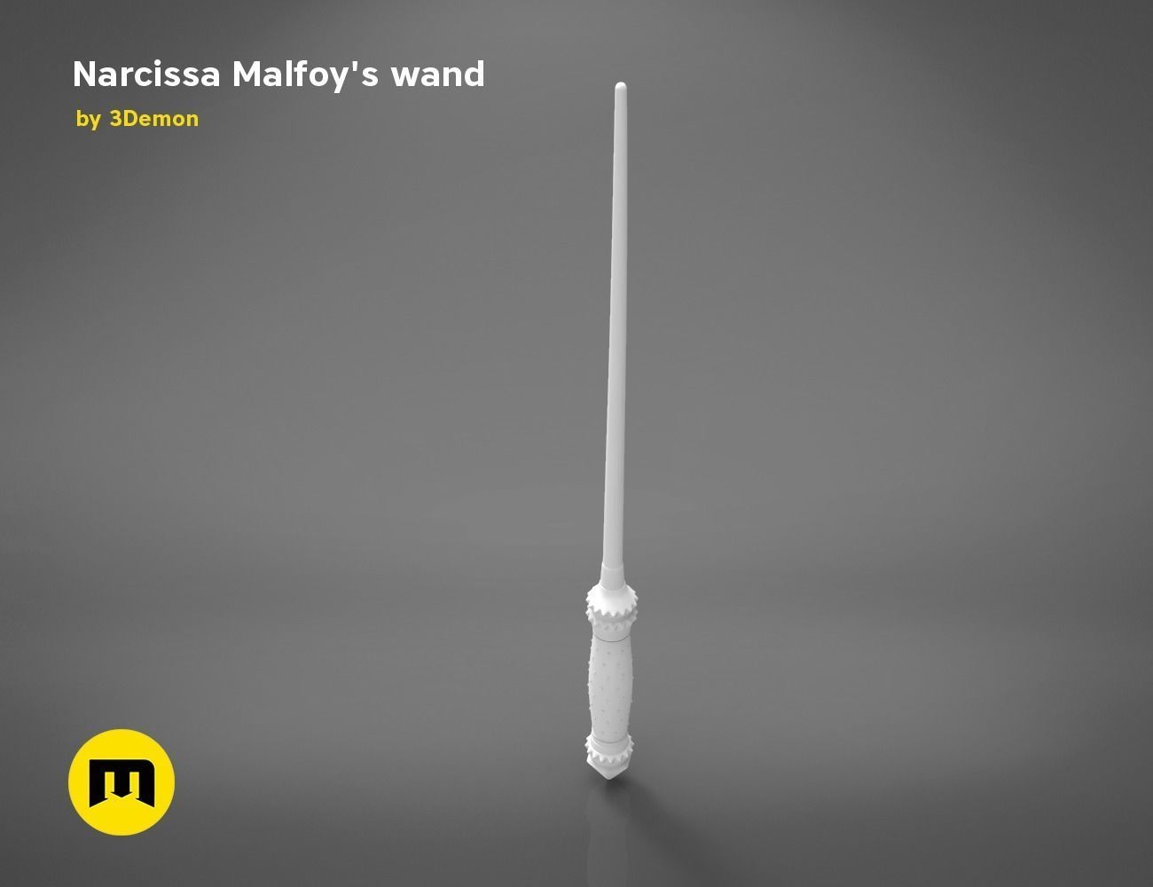 Wand of Narcissa Malfoy 3D print model_15