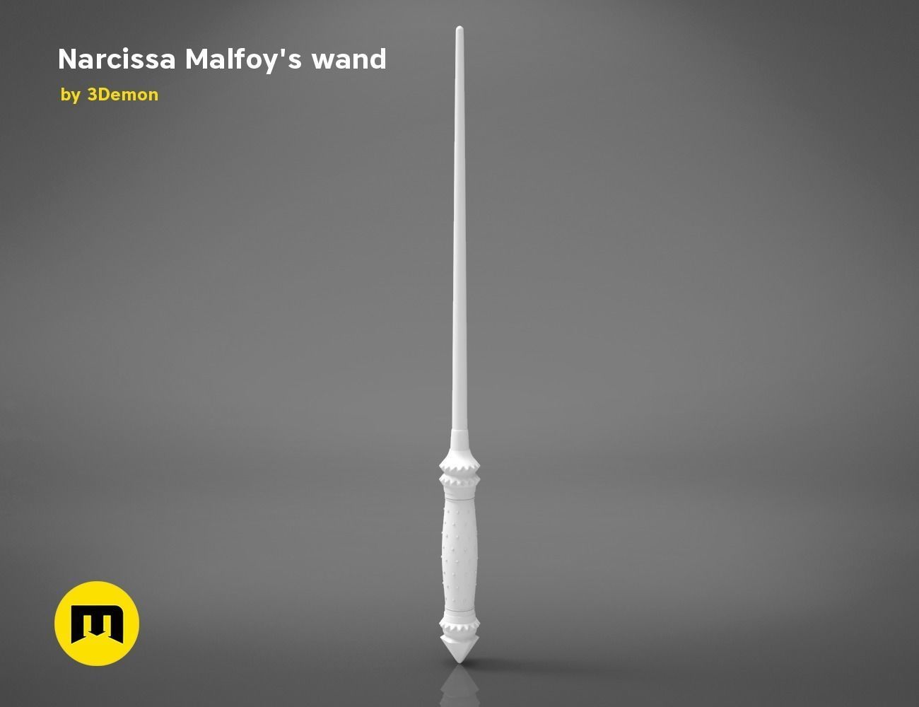 Wand of Narcissa Malfoy 3D print model_13