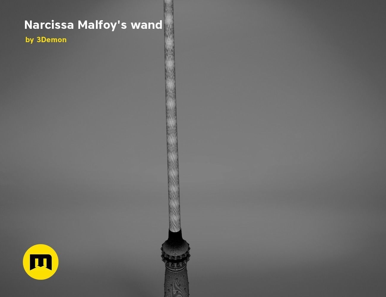 Wand of Narcissa Malfoy 3D print model_18