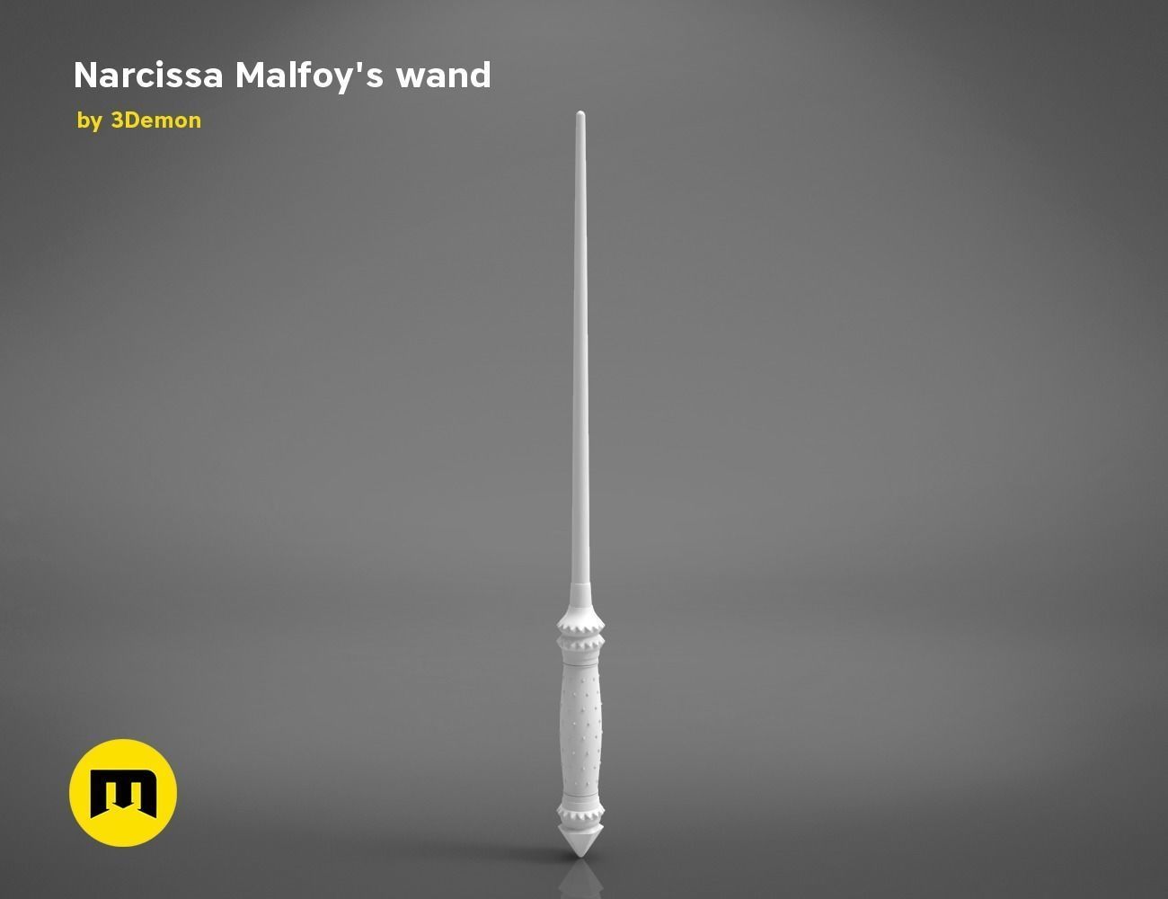 Wand of Narcissa Malfoy 3D print model_14