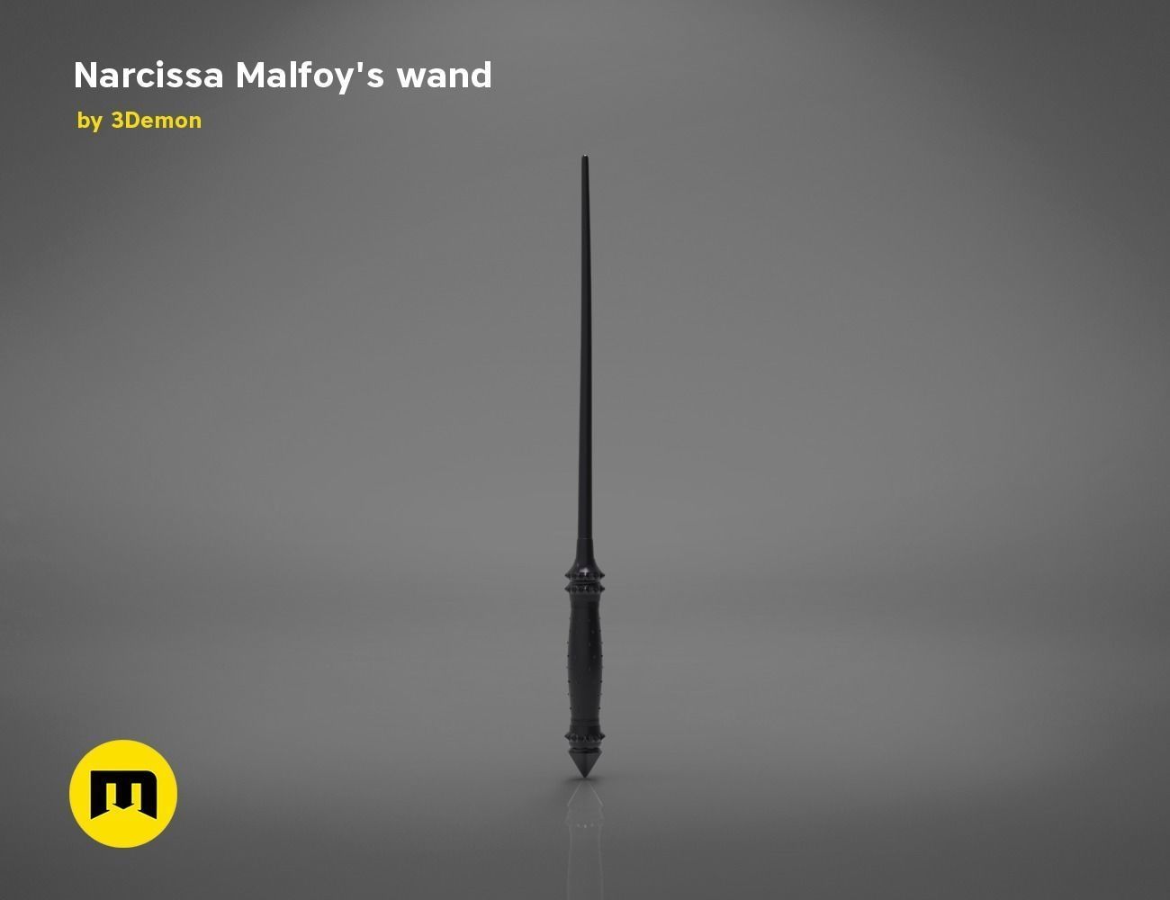 Wand of Narcissa Malfoy 3D print model_20