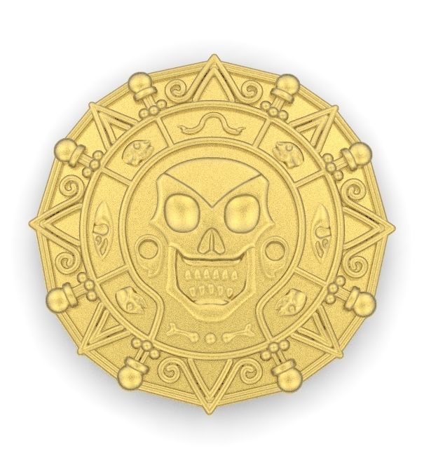 Aztec Pirates of the Caribbean 3D print model_1