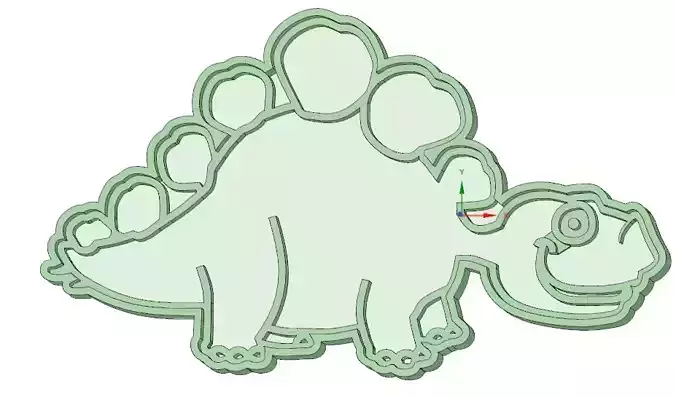 Dinosaurio  9 cookie cutter