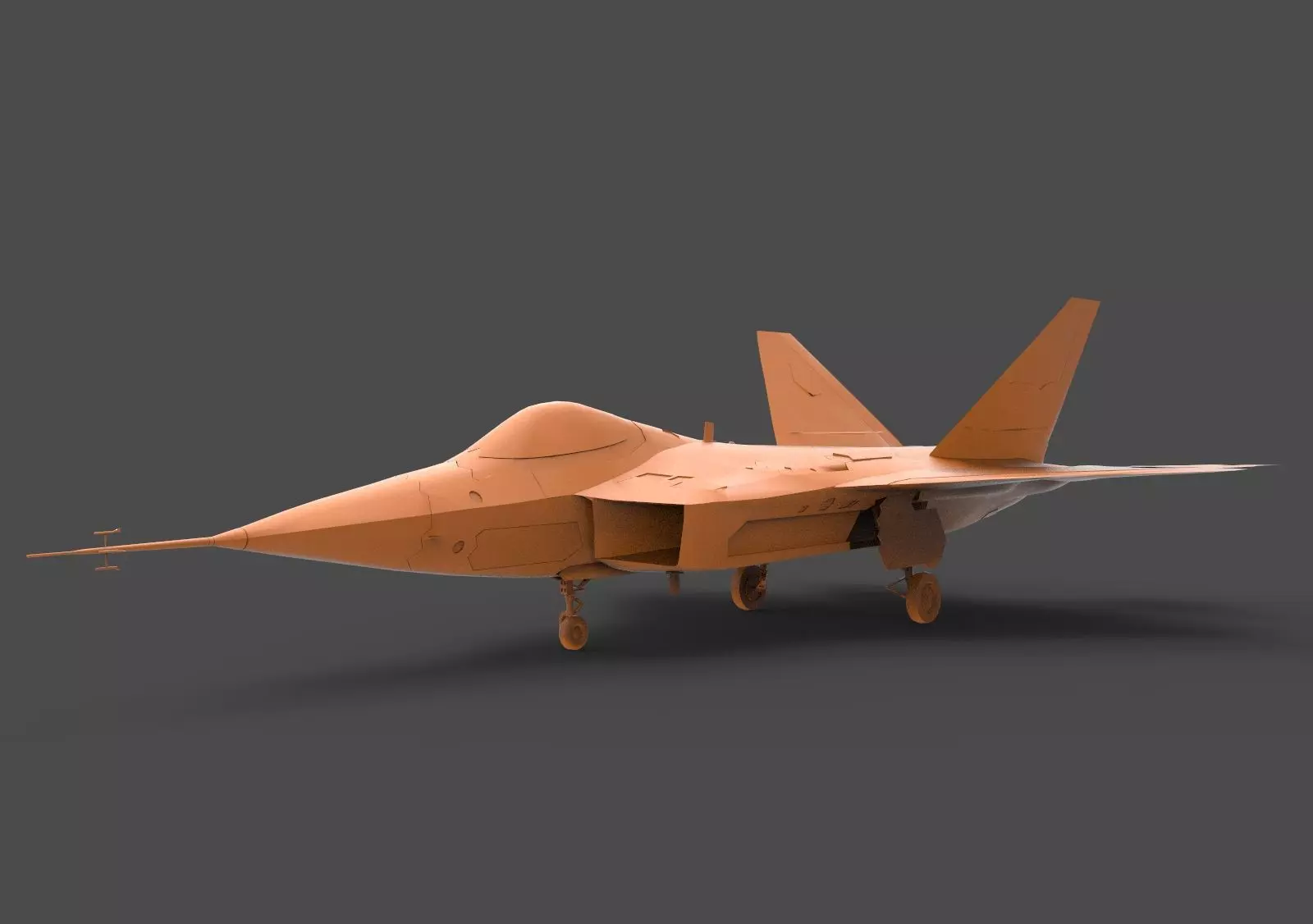 F-22 Raptor 3D print model