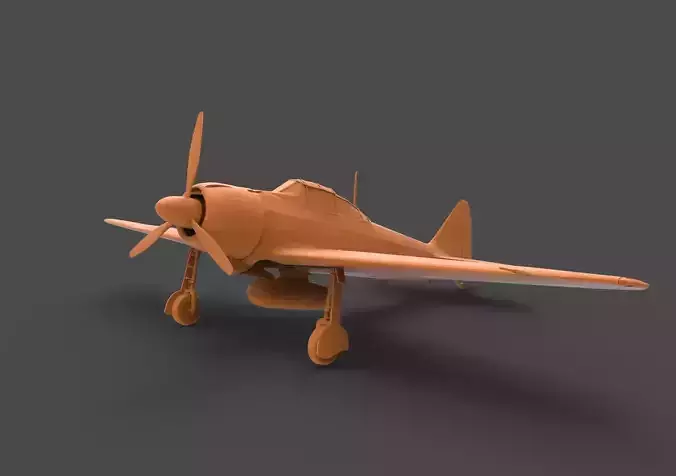A6M Zero 3D print model