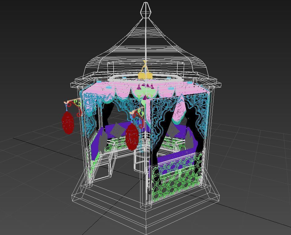 Arabic Majlis 3D model_2