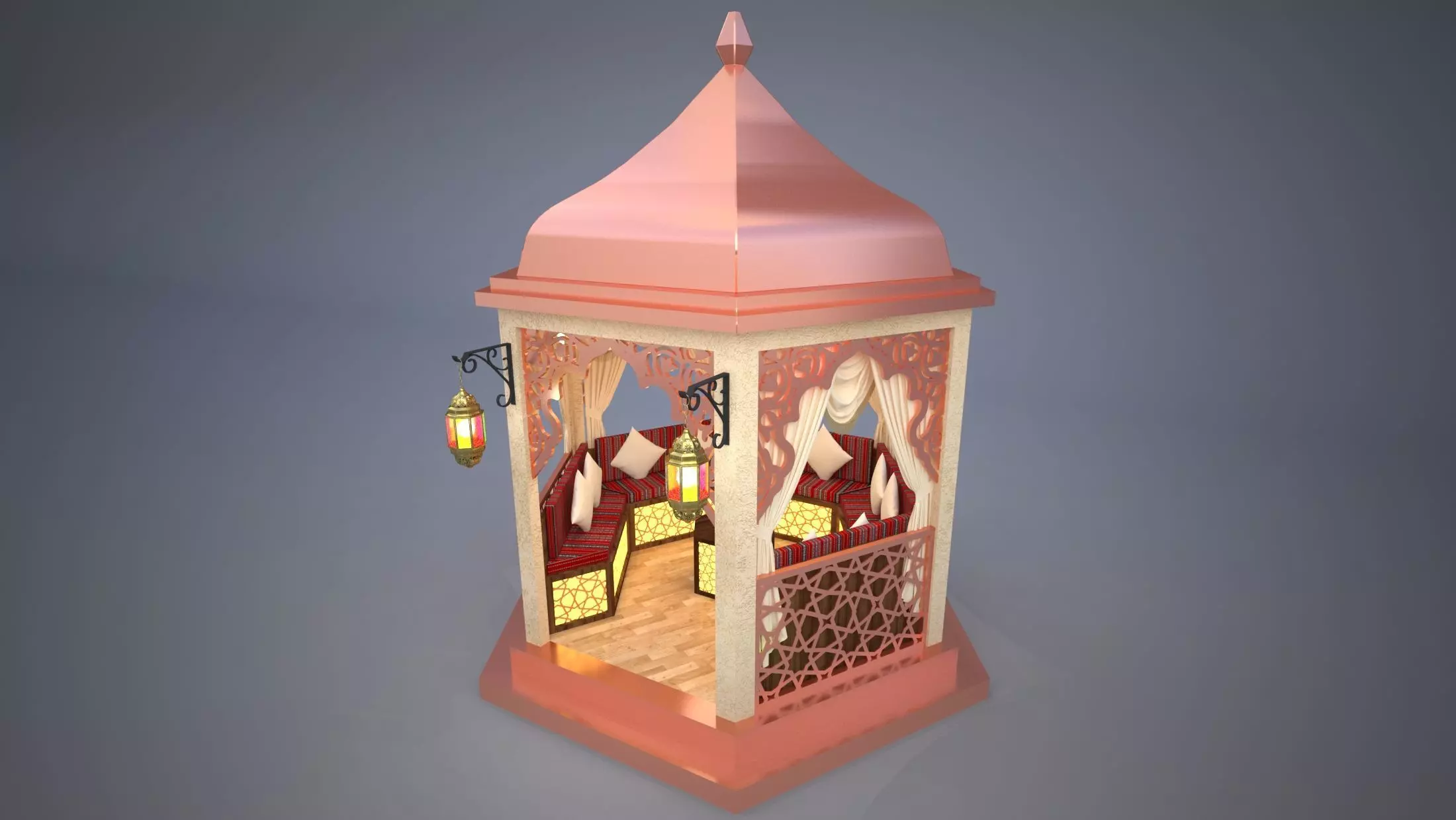 Arabic Majlis 3D model_0