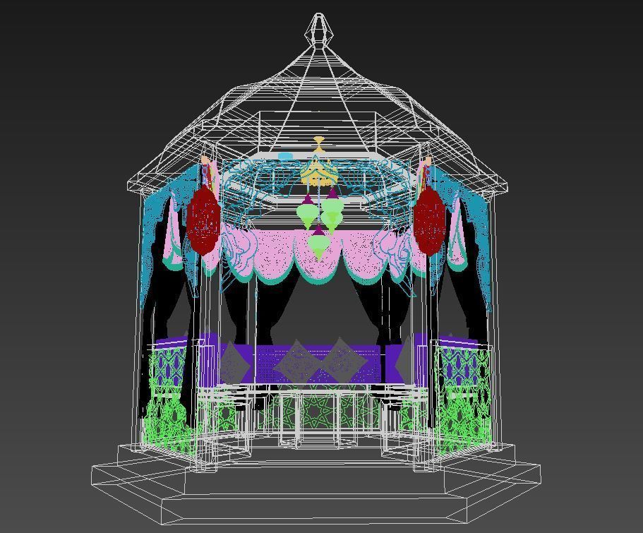 Arabic Majlis 3D model_3