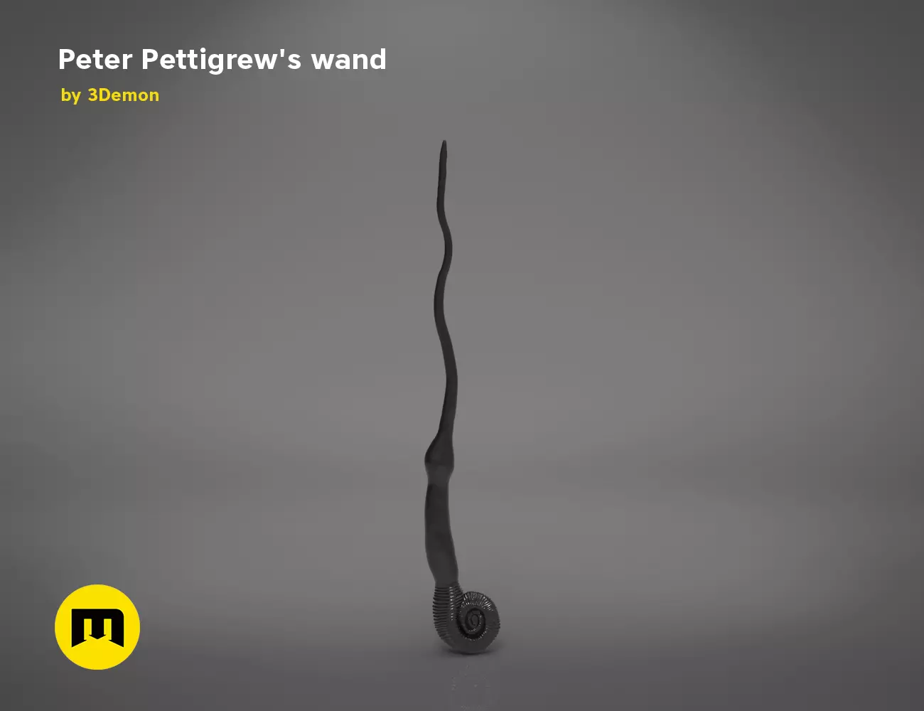 Wand of Peter Pettigrew 3D print model