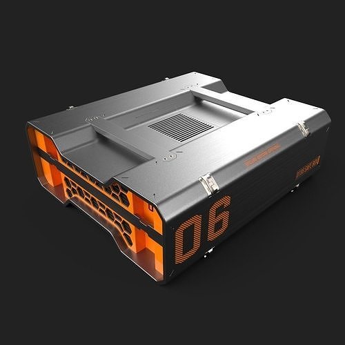 Sci-Fi Box-07 3D model