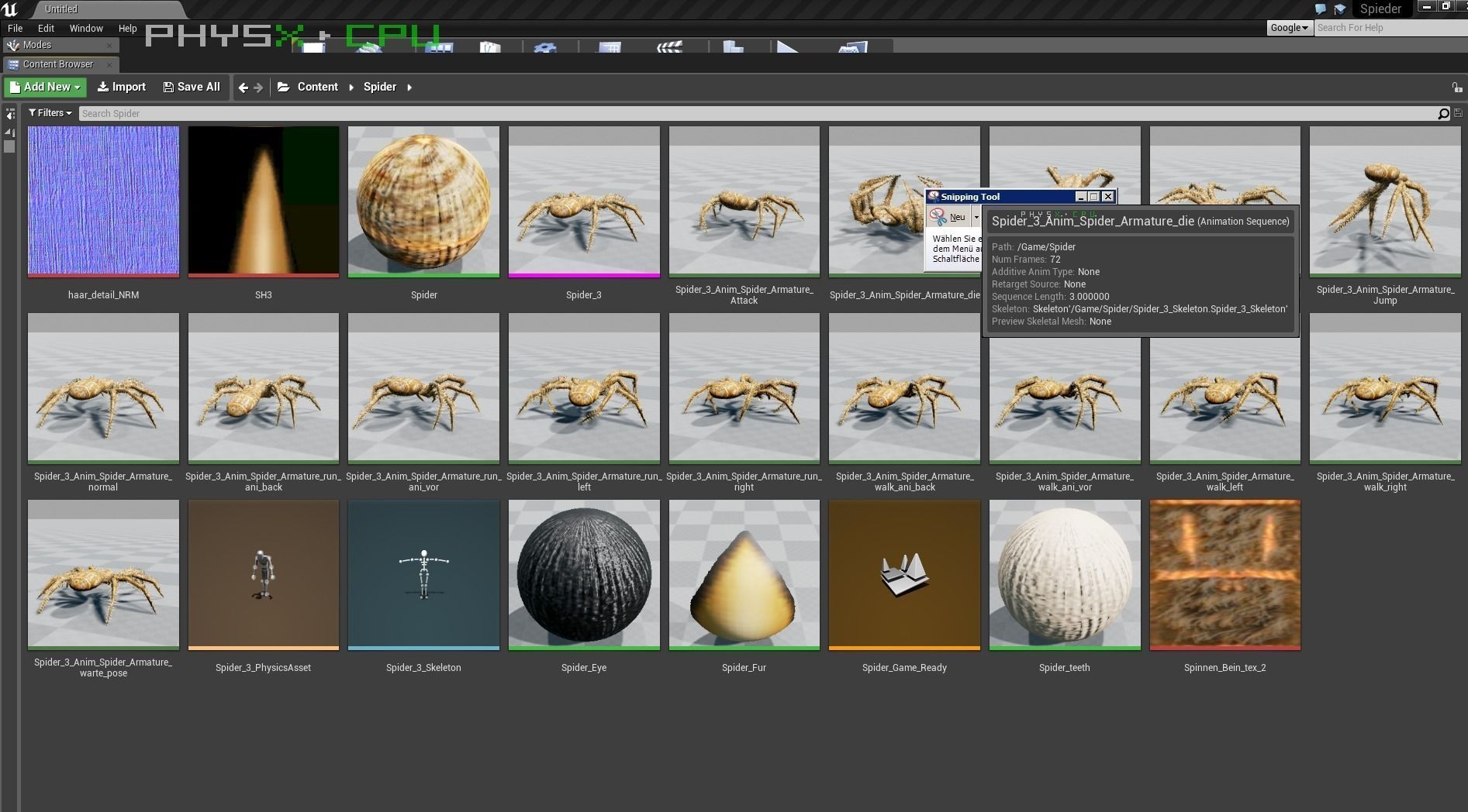 Spider Rigged and Game Ready Low-poly 3D model_5