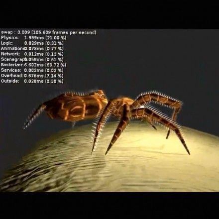 Spider Rigged and Game Ready Low-poly 3D model_12