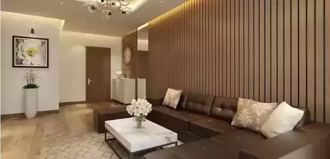 Livingroom and kitchen