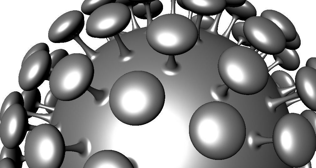 Novel COVID-19 Representation - Coronavirus 3D Model 3D model_13