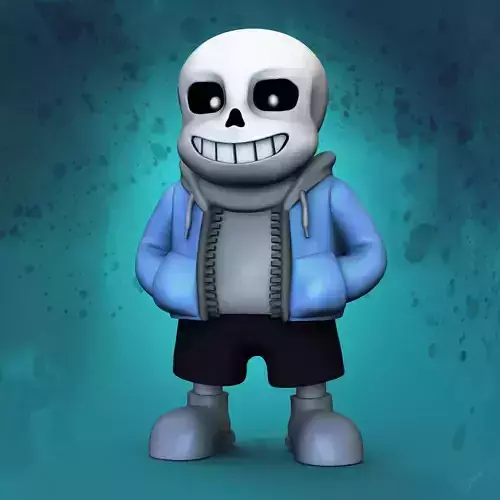 Sans Undertale Character 3D print model