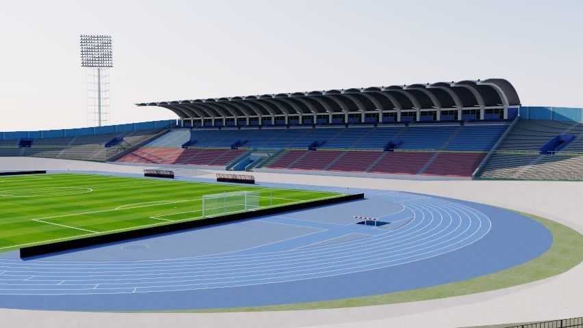 Independence Park - Kingston - Jamaica 3D model_3
