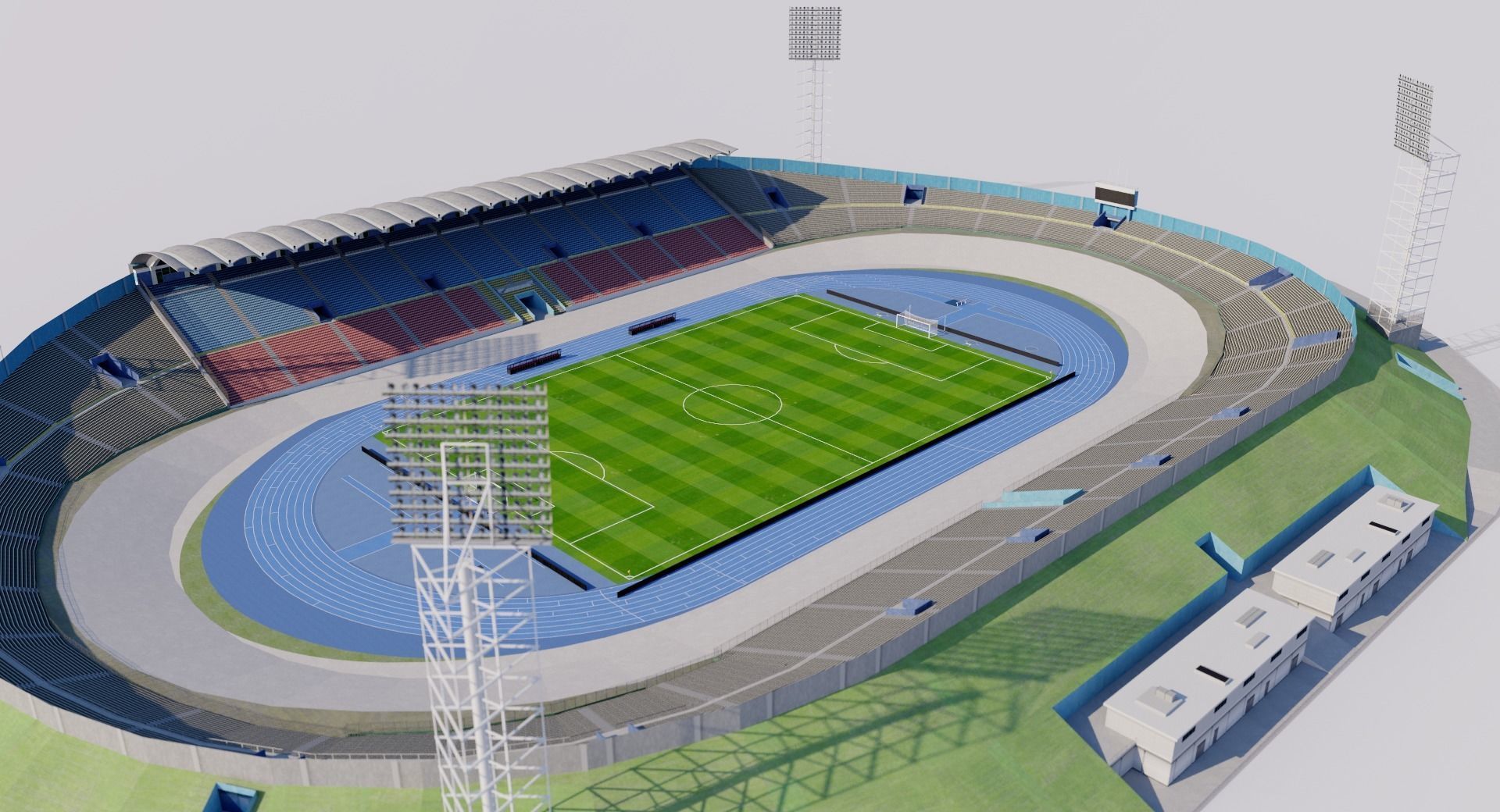 Independence Park - Kingston - Jamaica 3D model_8