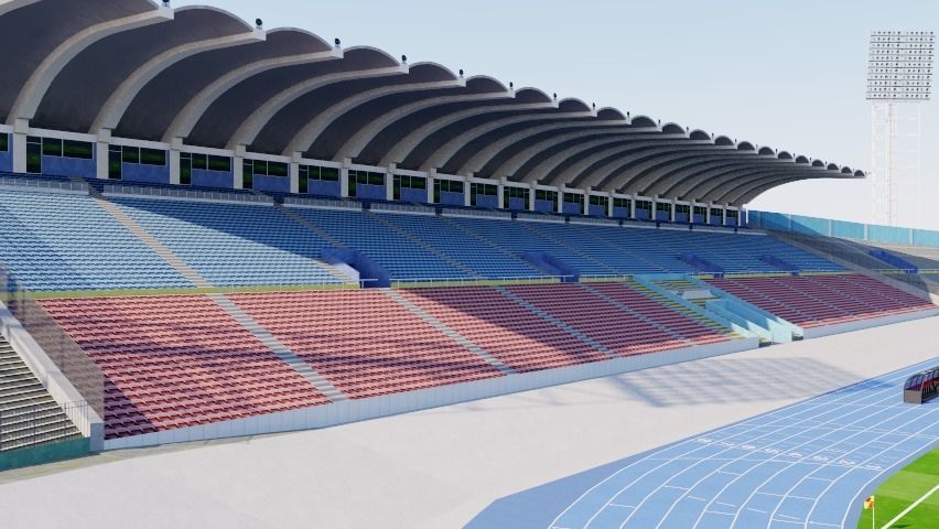 Independence Park - Kingston - Jamaica 3D model_6