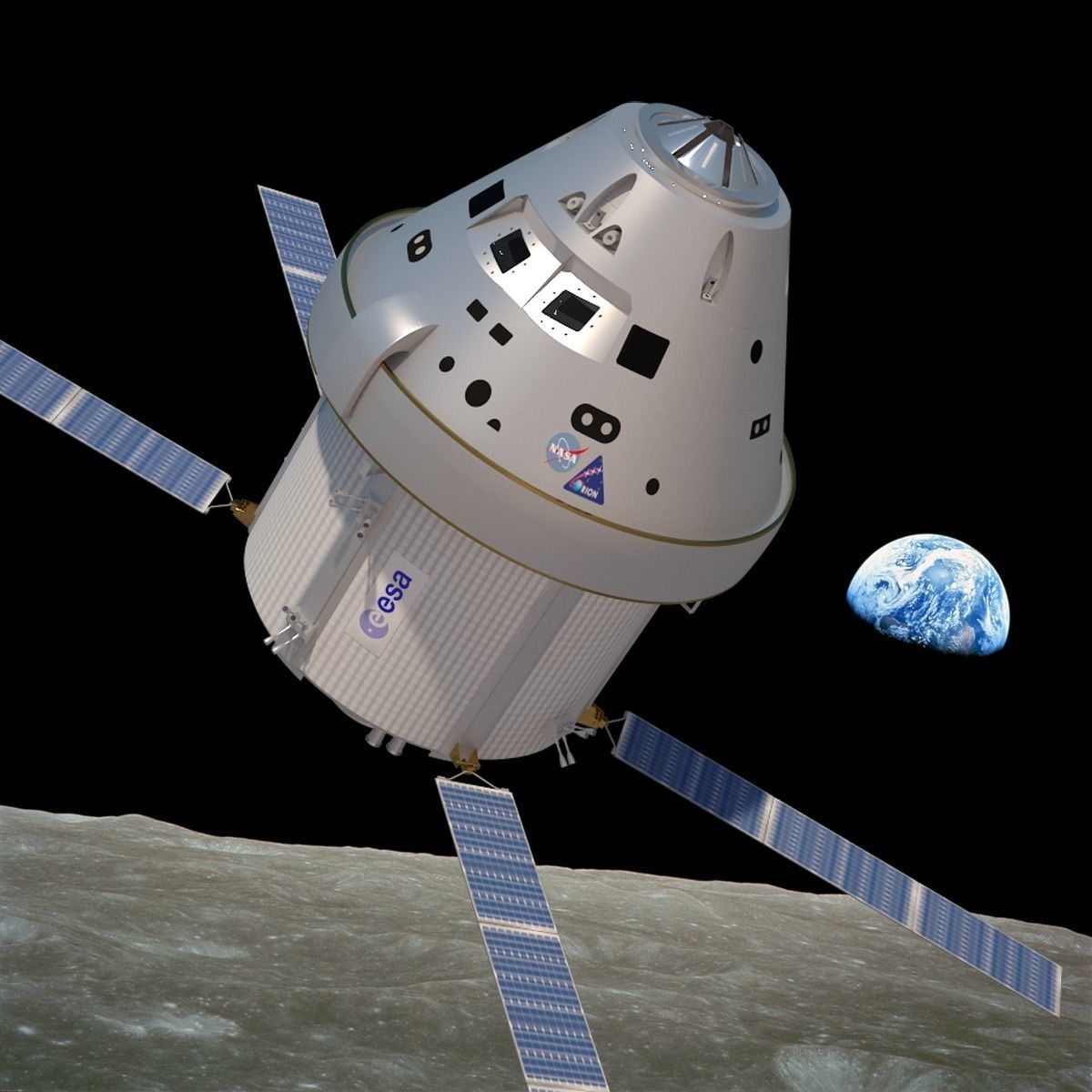 Nasa Orion Space Craft 3D model_22